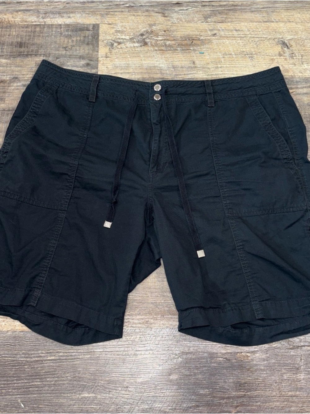 Lauren Ralph Lauren Black Shorts Size 16 Adjustable Length